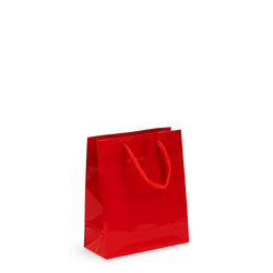Gift Carry Bags - Glossy Red - Small/Medium