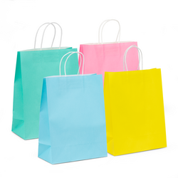 Kraft Bags - Medium - Pastel Mix (FSC)