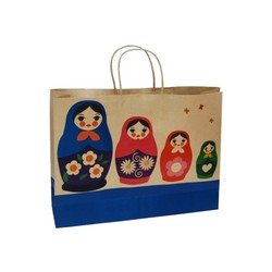 Kraft Bags - Boutique - Babushka (Clearance - Handle Faulty)