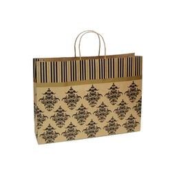 Kraft Bags - Boutique - Black Florentine (Clearance - Handle Faulty)