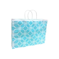 Kraft Bags - Boutique - Moroccan - Aqua