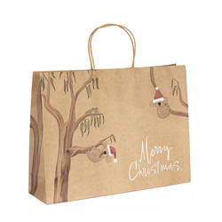 Kraft Bags - Christmas Australiana - Boutique - Brown