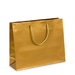 Gift Carry Bags - Glossy Gold - Boutique 