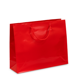Gift Carry Bags - Glossy Red - Boutique