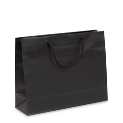 Gift Carry Bags - Matt Laminate Black - Boutique