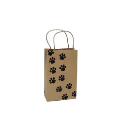 Kraft Bags - Small - Paws