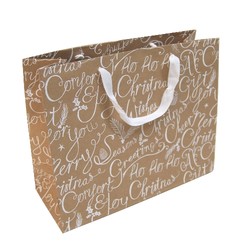 Kraft Bags - Merry Christmas - Small Boutique - Brown