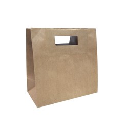 Kraft Bags - Medium Square Takeaway - Brown