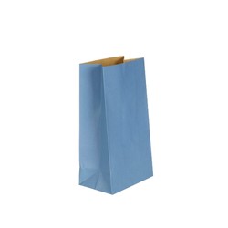 Kraft Bags - Treat Size - Mid Blue