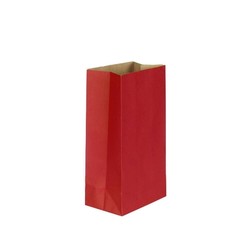 Kraft Bags - Treat Size - Red