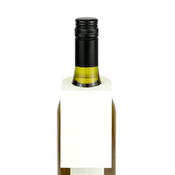 Wine Bottle Neck Gift Tags - 15.9 x 6.4cm - 25pk - White