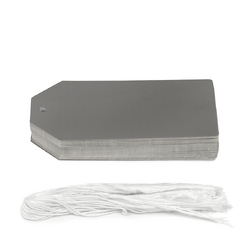 Gift Tags - 5x11cm - 50pk - Grey