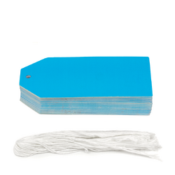 Gift Tags - 5x11cm - 50pk - Blue