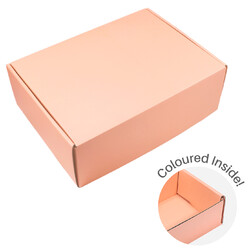 Large Premium Mailing Box | Gift Box - All in One - Apricot