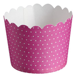 Paper Baking Cups - 24pcs - Dots - Pink