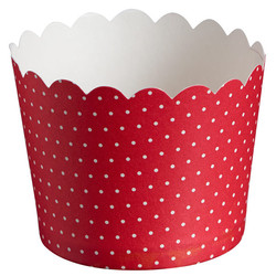 Paper Baking Cups - 24pcs - Dots - Red