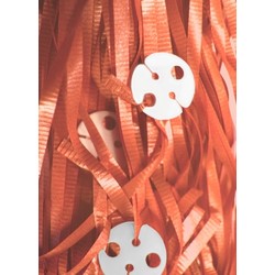 50 x Balloon Pre-Cut Curling Ribbons & Seals - Orange