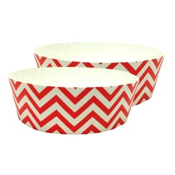 Cake Baking Pan 2pk - Chevron Red