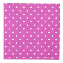 Napkins - 3ply - 33cm x 33cm - 16pcs - Pink Dots