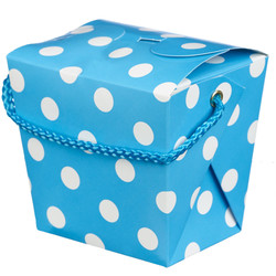 Noodle Box - 4pc - Blue Dots