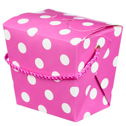 Noodle Box - 4pc - Pink Dots
