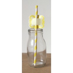 Straw Toppers - 24pcs - Yellow