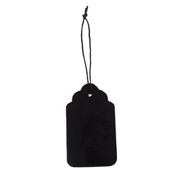 Gift Tags - 4.5x7.5cm - 12pk - Black