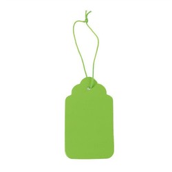 Gift Tags - 4.5x7.5cm - 12pk - Green