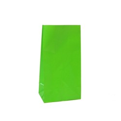 Paper Party Loot Bags - Lime Green