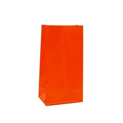 Coloured Gift Bags - Orange Paper Bags