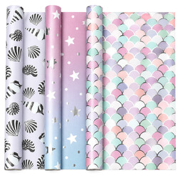 3 Pack Gift Wrap Rolls - Mermaid Dreams | 43cm x 3M