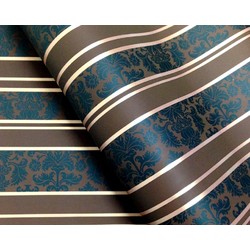 Wrapping Paper - 500mm x 60M - Copper Brocade