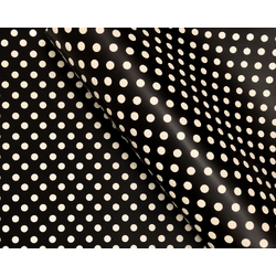 Wrapping Paper - 500mm x 60M - Black Polka Dots