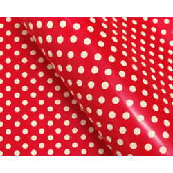 Wrapping Paper - 500mm x 60M - Red Polka Dots