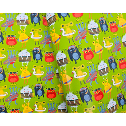 Wrapping Paper - 500mm x 60M - Aliens