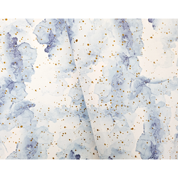 Wrapping Paper - 500mm x 60M - Blue Watercolour