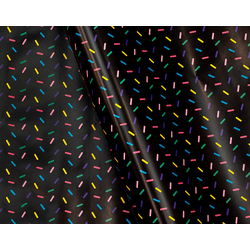 Wrapping Paper - 500mm x 60M - Sprinkles on Black