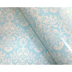 Wrapping Paper - 500mm x 60M - Blue Florentine