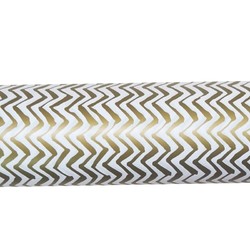 Wrapping Paper - 500mm x 60M - Batik Gold Chevron