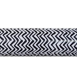Wrapping Paper - 500mm x 60M - Batik Black White Chevron 60-70gsm