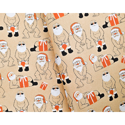 Christmas Wrapping Paper - 500mm x 60M - Cheeky Santa