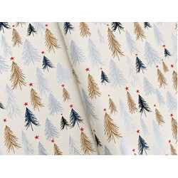 Christmas Wrapping Paper - 500mm x 60M - Pine Trees
