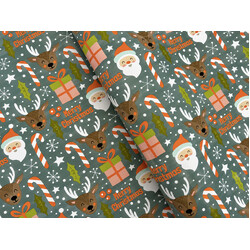 Christmas Wrapping Paper - 500mm x 60M - Reindeer