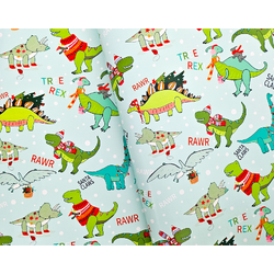Christmas Wrapping Paper - 500mm x 60M - Santa Claws