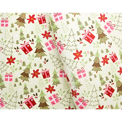 Christmas Wrapping Paper - 500mm x 60M - Trees & Presents
