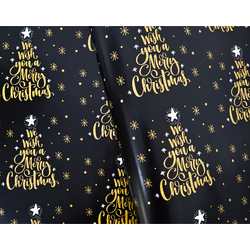 Christmas Wrapping Paper - 500mm x 60M - Christmas Wishes