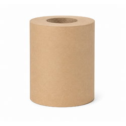 Kraft Belly Band Wrapping Paper Roll 90mm x 50m | 65gsm 