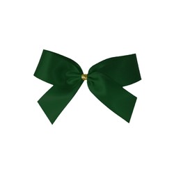 Satin Bow - 7cm - Emerald Green - 100pk