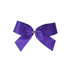 Satin Bow - 7cm - Violet Purple - 100pk