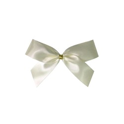 Satin Bow - 7cm - Ivory - 100pk